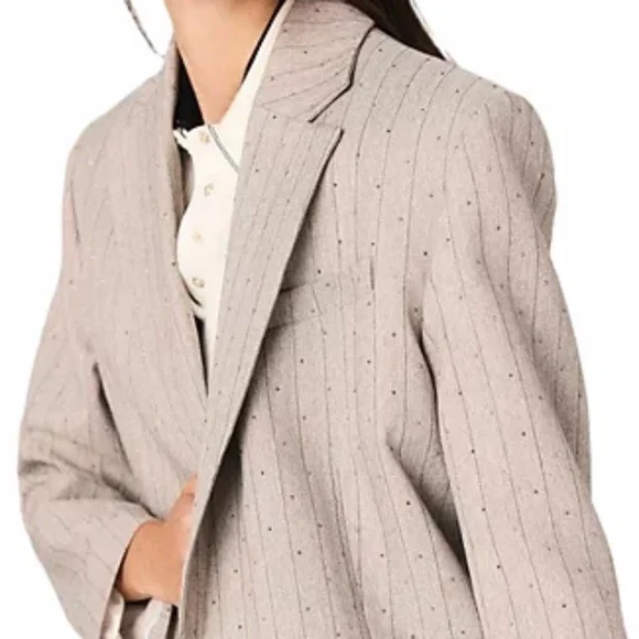 Vafil Rhinestone Suit Jacket